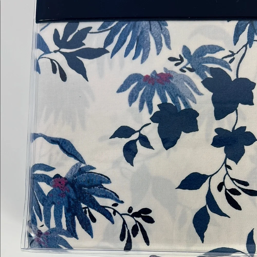 Ralph Lauren Adelaide King Duvet Cover Blue White Floral 108 x 96 NEW